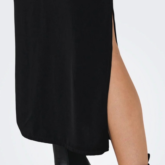 ONLY Black Midi Dress - NEW - Picture 3 of 16
